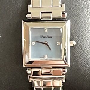 Pierre Laurent Silver and Diamond Watch